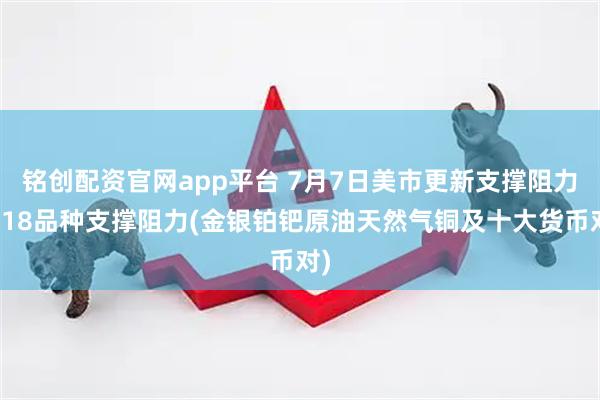 铭创配资官网app平台 7月7日美市更新支撑阻力：18品种支撑阻力(金银铂钯原油天然气铜及十大货币对)